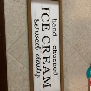 Ice cream sign